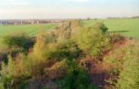 View north with the former Smeaton station at my back in 1997.<br><br>[Ewan Crawford //1997]