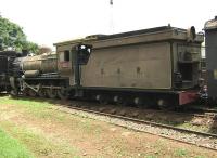 East African Railways class 24 4-8-0 no 2401 at the KRM, Nairobi, in 2014. Originally built for Ugandan Railways as class GD by the Vulcan Foundry in the 1920s, a total of 62 entered service.<br><br>[Alistair MacKenzie 17/03/2014]