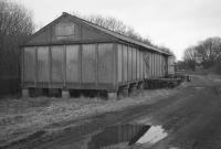 Provender store at the former Newpark Station, closed on 14 September 1959.<br><br>[Bill Roberton //1994]