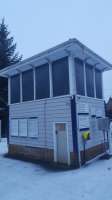 Taynuilt Signal Box in the snow.<br><br>[John Yellowlees 12/01/2017]