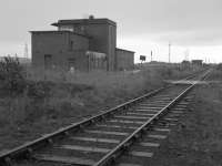 Thornton Yard Hump Control with a spur avoiding the humps in the foreground. The yard is to the left.<br><br>[Bill Roberton //1987]