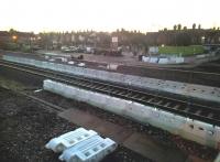 Looking North-East - opposite to the poster view [see image 57659] at the new station works at Kenilworth on 26 Deceber 2016. The new station here is part of works to provide a through service from Nuneaton to Leamington Spa.<br><br>[Ken Strachan 26/12/2016]