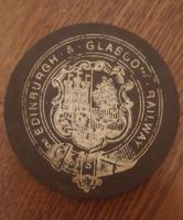 The time to celebrate the E&G will be later in the year when our new faster longer greener trains are in service.<br>
<br>
Meanwhile for the 175th anniversary it might be appropriate to recall what happened on 18 February 1992 when Viscount Whitelaw arriving behind 60009 temporarily renumbered as 60004 unveiled this sculpture by George Wylie at Falkirk High and guests received these slate coasters bearing the E&G coat of arms.<br><br>[John Yellowlees 18/02/1992]