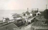 View over Banff station in the summer of 1948, with ex-GNSR D41 4-4-0 2246 entering from Tillynaught.<br><br>[G H Robin collection by courtesy of the Mitchell Library, Glasgow 30/07/1948]