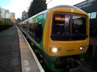 The 16.12 service for Lichfield Trent Valley gathers its thoughts before departure from Redditch on 27 December 2016. [See image 57677]<br><br>[Ken Strachan 27/12/2016]