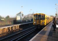 The Merseyrail EMUs are to be replaced by a fleet on order from Stadler for delivery in 2019-2020. The Class 507/508s are basic but have served the area well for nearly forty years and hopefully at least one will be preserved. 507020 slows for the Old Roan stop with a service from Ormskirk to Liverpool Central on 7th February 2017.<br><br>[Mark Bartlett 07/02/2017]