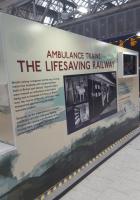 An exhibition about Ambulance Trains held at Glasgow Central.<br><br>[John Yellowlees 19/01/2017]
