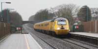 The Newwork Rail track measuring train returning to Derby after a run from Old Oak Common to Swansea (3/2/17)<br><br>[Alastair McLellan 03/02/2017]