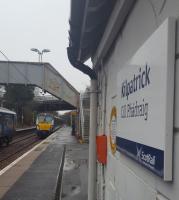 East and west bound services meeting at Kilpatrick where the original GD&HR building, last used in 1988, where work will bring this back into use after conversion to an office.<br><br>[John Yellowlees 24/02/2017]