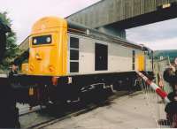 20905 [see image 38046] looking very smart, ex-works even, at a Blue Circle cement works Open Day at Hope in September 2005. Contrary to appearances, it is not about to pole vault over the internal level crossing.<br><br>[Ken Strachan 17/09/2005]