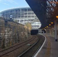 The new building at Dundee is taking shape. View east.<br><br>[John Yellowlees 07/03/2017]