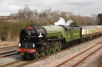 Swindon had the pleasure of Tornado passing through enroute to Cardiff. Paddington-Reading-Swindon-Chippenham-Filton-Severn Tunnel-Cardiff. Passing time ~ 1150, 30 mins. late due to a freight train failing. This was the first steamer of the year through Swindon, although if you listened to the local media, you would think it was the first steam train since 1965.<br><br>[Peter Todd 01/03/2017]