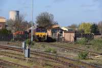 66147 shunting wagons from Network Rail into the Steam Centre.<br><br>[Peter Todd 15/03/2017]