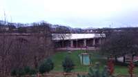 This is the bridge over the River Dee looking south,  it has getting refurbished for the last few months. Taken from the Duthie Park,  behind the camera is the remaining parts of Ferryhill shed.<br><br>[Alan Cormack 16/03/2017]