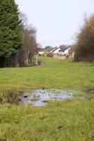 View north east from near Bellshill Road over a section of the trackbed which has been retained as a public footpath<br><br>[Colin McDonald 24/02/2017]