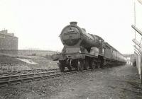 D11 'Director' 4-4-0 no 62675 <I>Colonel Gardiner</I> photographed on Cowlairs incline in the spring of 1955 with a Fife train. <br><br>[G H Robin collection by courtesy of the Mitchell Library, Glasgow 09/04/1955]