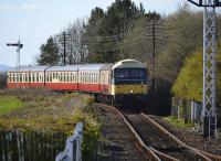 47643 nears Bo'ness with the last train of the day.<br><br>[Bill Roberton 02/04/2017]