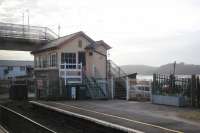 A grab shot of Ferryside Signal Box.<br><br>[Alastair McLellan 17/02/2017]