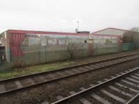 The mural on the wall of the Great Western Staff Association Club adjacent to Port Talbot Station.<br><br>[Alastair McLellan 17/02/2017]