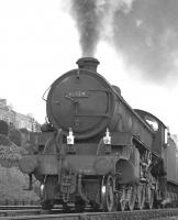 Waverley route regular. St Margarets B1 61324 approaching Kilnknowe Junction, Galashiels, with a down freight in the summer of 1963.<br><br>[Dougie Squance (Courtesy Bruce McCartney) /06/1963]