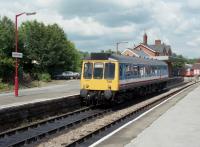 'Bubble car' 55031 at Bourne End in 1987.  This is the reversal point for Marlow - Maidenhead services and the line formerly continued to High Wycombe.  The unit is preserved at the Ecclesbourne Valley Railway.<br><br>[Bill Roberton //1987]