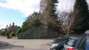 Looking west,  line to Aboyne and Ballater continued behind the bridge abutment.<br>
To the left is Banchory golf club,  in the foreground is a car park beside Bridge Street.<br><br>[Alan Cormack 10/03/2017]