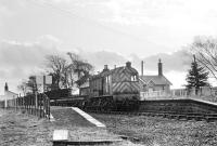 A track recovery train passing through Steele Road station in late 1969.<br><br>[Bruce McCartney //1969]