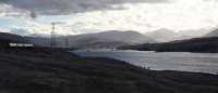 A Sprinter heading south above Loch Tulla. A minute before it was snowing, a minute later it was sunny then the snow flurries started again ...<br><br>[Ewan Crawford 25/04/2017]