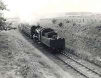 BR Standard class 2 2-6-0 78045 photographed near Tillynaught Junction on 23 August 1963 with a train for Banff. [Ref query 1003]<br><br>[G H Robin collection by courtesy of the Mitchell Library, Glasgow 23/08/1963]