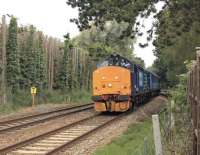 Class 37s approaching Brundall in August 2016 with a Lowestoft - Norwich train. The leading locomotive is DRS 37419.<br><br>[Ian Dinmore 15/08/2016]