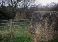 A second row of tank traps on the footpath now known as the Stop Line Way [see image 52607]. There was also a gun emplacement near the line here, disguised as a chicken shed.<br><br>[Ken Strachan 04/03/2017]