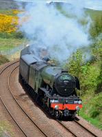 60103 passes the site of Cowdenbeath North Junction on 14th May 2017.<br><br>[Bill Roberton 14/05/2017]