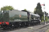 GWR Hall 7903 'Foremarke Hall' at Toddington on 30 April.<br><br>[Peter Todd 30/04/2017]