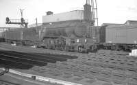 Gresley V2 2-6-2 60924 passing Newcastle Central on the goods lines around 1960.<br><br>[K A Gray //1960]