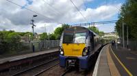 Eastbound 334 train pulls into Dalreoch.<br><br>[Beth Crawford 18/05/2017]