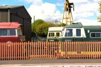 D1010, D6575 & D6566 stabled in the diesel depot at Williton out of use on 25 April 2017.<br><br>[Peter Todd 25/04/2017]