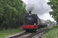 Barclay 0-6-0ST 2138 (aka <I>Swordfish</I>) working the Sunday passenger trains on the Swindon & Cricklade Railway. From arriving at the SCR in 1998 it took the owners until 2016 to get the engine in steam and operational.<br><br>[Peter Todd 28/05/2017]