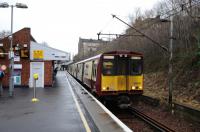 314210 is seen here at Mount Florida having had, at least to date, 37 years service. It was used at the re-opening of the Argyle Line (Glasgow Central Low Level) on the 1st of November 1979 when the Queen was the <I>Second Man</I>. [See image 59492]<br><br>[Ian Millar 24/01/2017]