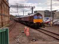 GBRf 66743 brings the Royal Scotsman into Waverley on 1st June 2017.<br><br>[David Panton 01/06/2017]