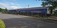 The empty Fort William Sleeper (Deerstalker) paused at Craigendoran Junction on a Saturday afternoon en route to Polmadie.<br><br>[Beth Crawford 03/06/2017]