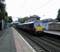 A Milngavie to Motherwell service calls at Bearsden on 17/06/2017.<br><br>[David Panton 17/06/2017]