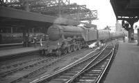 An unidentified A3 Pacific brings an ECML service into Newcastle from the north in 1961.<br><br>[K A Gray //1961]