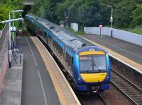 British Transport Police-branded 170407 leaves with an Edinburgh - Inverness service on 22 June.<br><br>[Bill Roberton 22/06/2017]