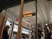 'Tram Delay' on an Edinburgh Tram. <br><br>[Bruce McCartney 27/06/2017]