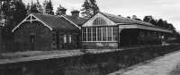 A view of the station building at Grantown-on-Spey West in April 1977. Unfortunately the building was demolished a few years later when the area was used as an industrial estate.<br><br>[John McIntyre /04/1977]