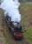 Black Five 45212 and K1 62005 lead the Inverness - Glasgow Central leg of the Great Britain X exiting Kingswood Tunnel, south of Dunkeld and Birnam.<br><br>[Bill Roberton 02/05/2017]
