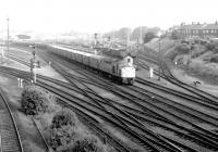 40122 leaving York yards for the north in July 1980.<br><br>[John Furnevel 22/07/1980]