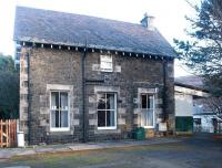 The former Innerleithen station looking east across Traquair Road in December 2004.<br><br>[John Furnevel 02/12/2004]