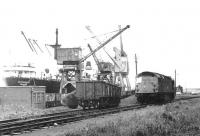 Unloading in progress at Burntisland docks in 1971.<br><br>[John Furnevel 23/03/1971]