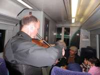 Tayside Biodiversity Festival, May 2010 - on the train south of Montrose.<br><br>[John Yellowlees /05/2010]